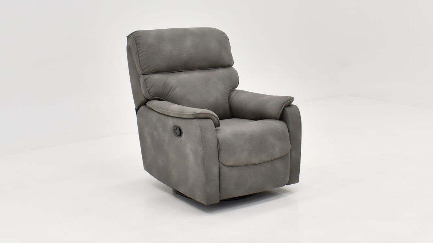 Picture of Eryn Swivel Glider Recliner - Grey