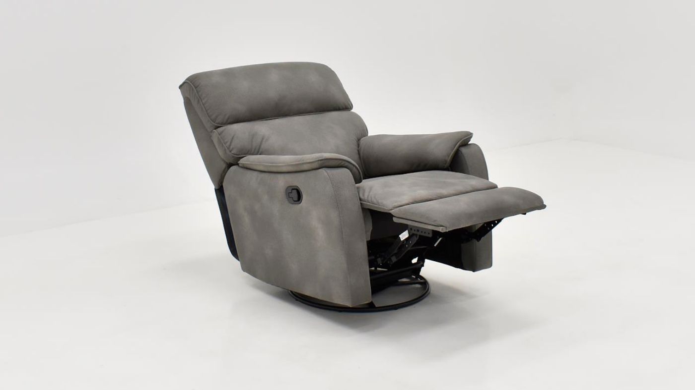 Picture of Eryn Swivel Glider Recliner - Grey