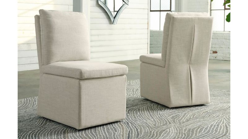 Picture of Krystanza Dining Chairs 2 Pack -Tan