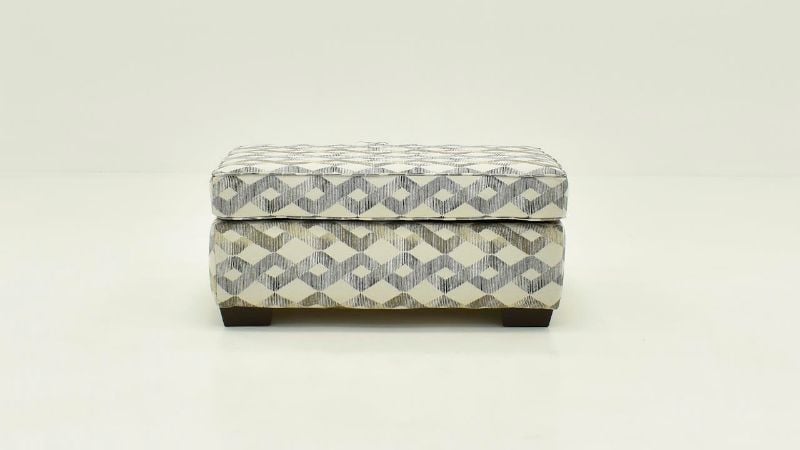 Picture of Roman Ottoman - Gray