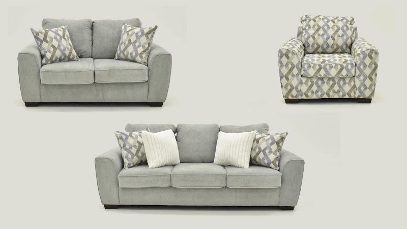 Picture of Roman Sofa Set - Gray