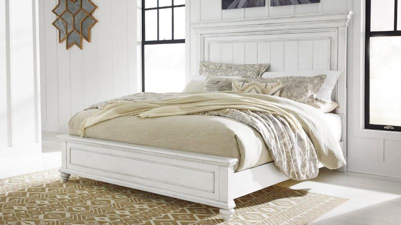 Picture of Kanwyn Queen Panel Bed - White