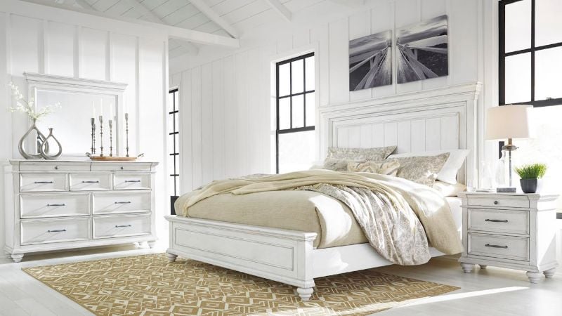 Picture of Kanwyn Queen Panel Bed Set - White