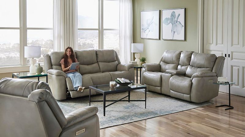 Picture of Galaxy Power Reclining Sofa Set - Tan