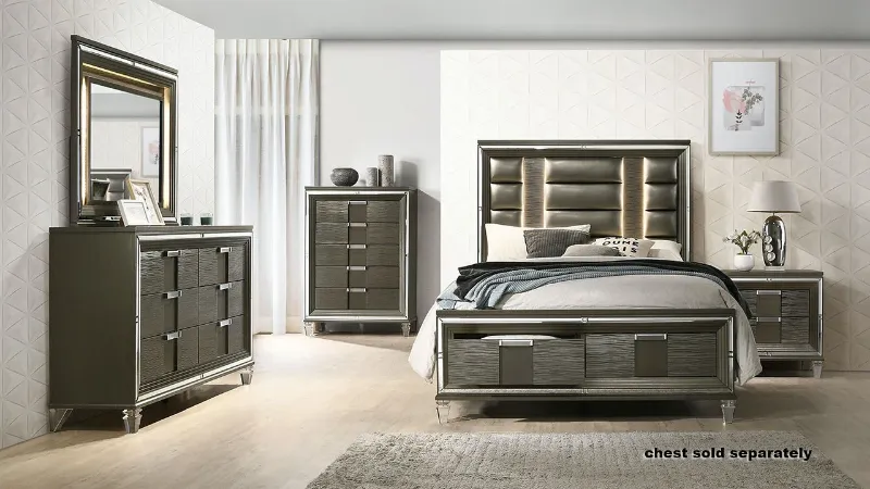 Picture of Twenty Nine Storage Bedroom Set - Copper