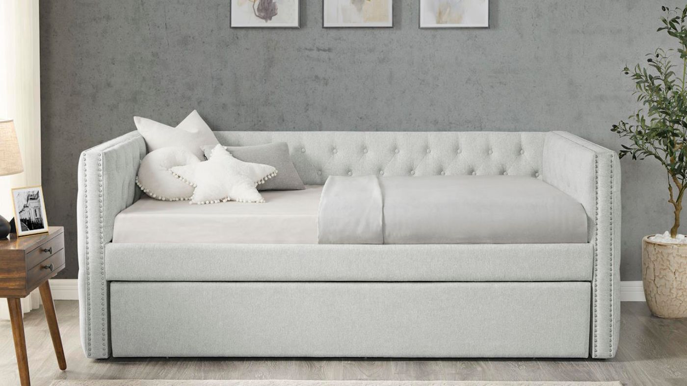 Picture of Trina Daybed with Trundle - Dove Gray