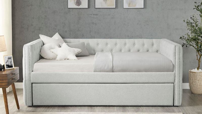 Picture of Trina Daybed with Trundle - Dove Gray