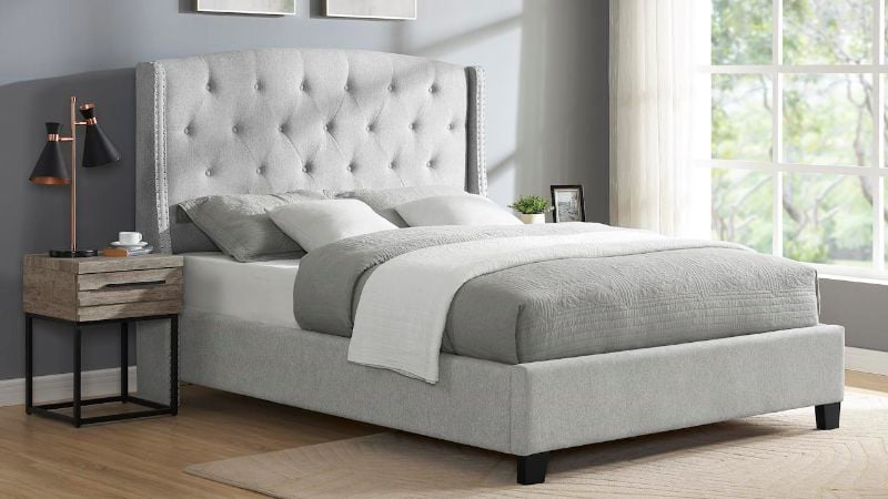 Picture of Eva Queen Bed - Dove Gray