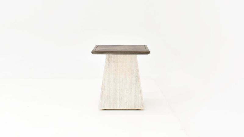 Picture of Ezra Chairside Table - Two Tone