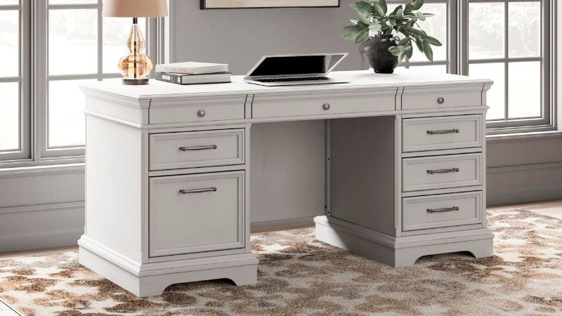 Picture of Kanwyn Executive Desk - White