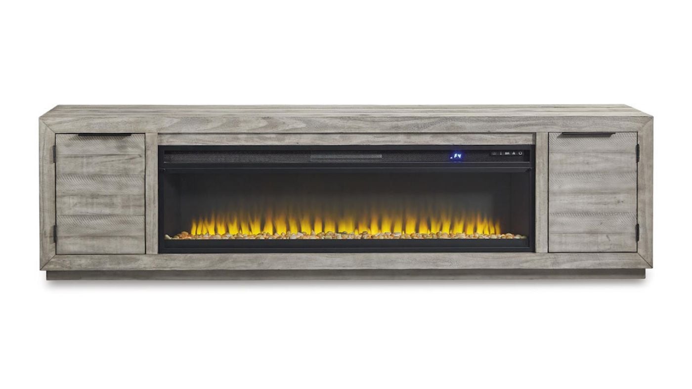 Picture of Naydell TV Stand with Fireplace