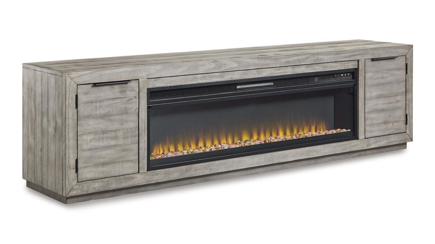 Picture of Naydell TV Stand with Fireplace