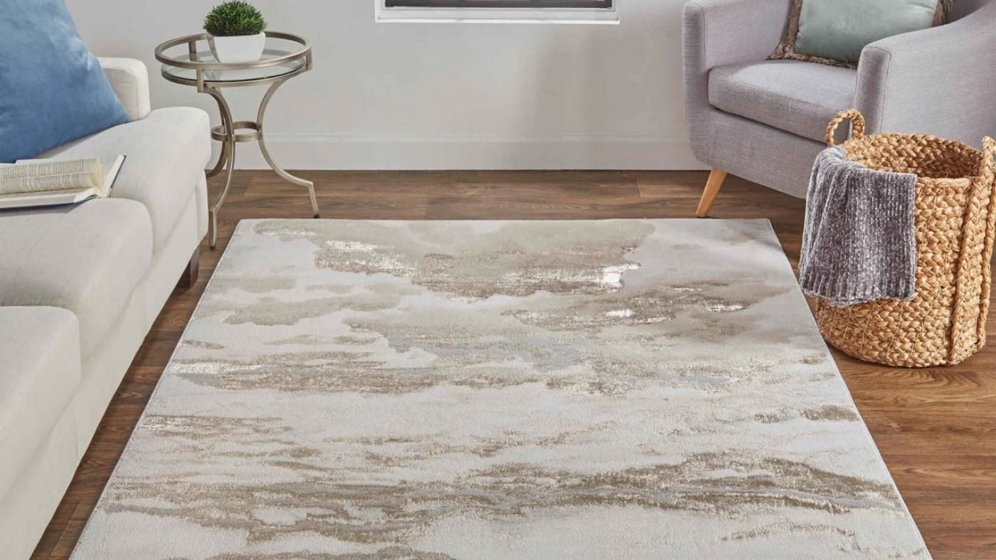 Picture of Aura Medium Rug - Beige/Gold