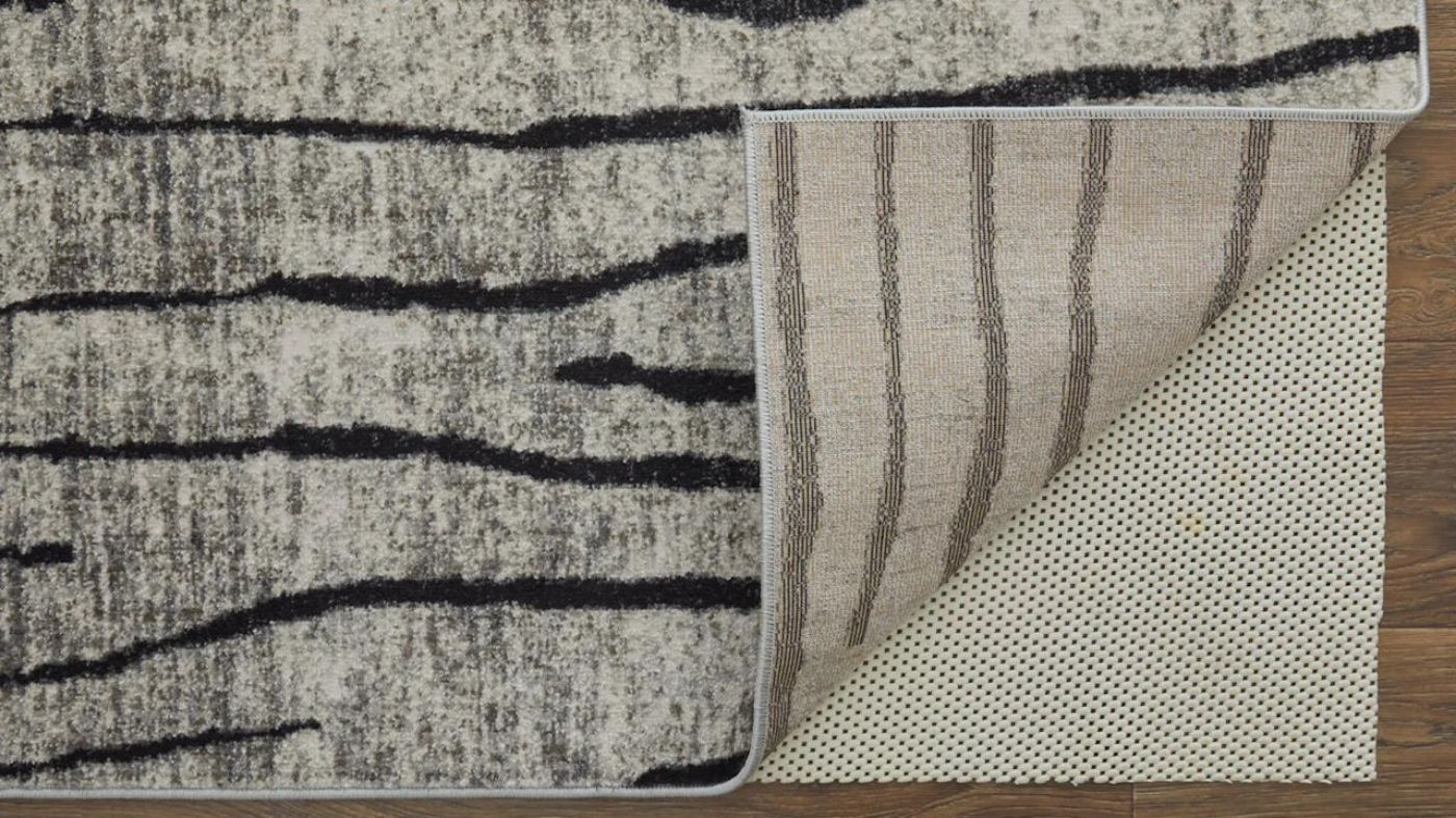 Picture of Kano Medium Rug - Ivory & Charcoal