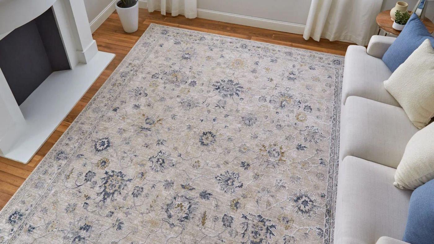 Picture of Pasha Medium Rug - Beige & Blue