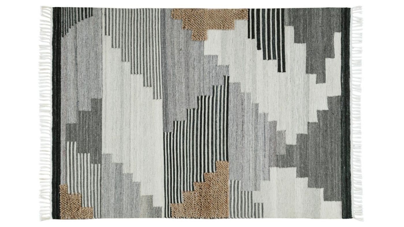 Picture of Roxburg Rug - Gray & White