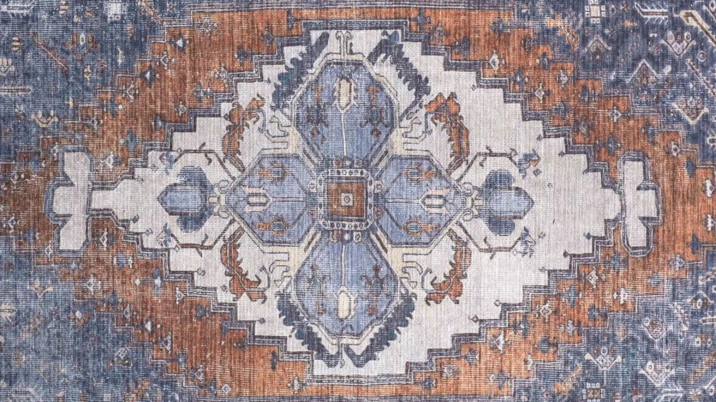 Picture of Percy Large Rug - Blue