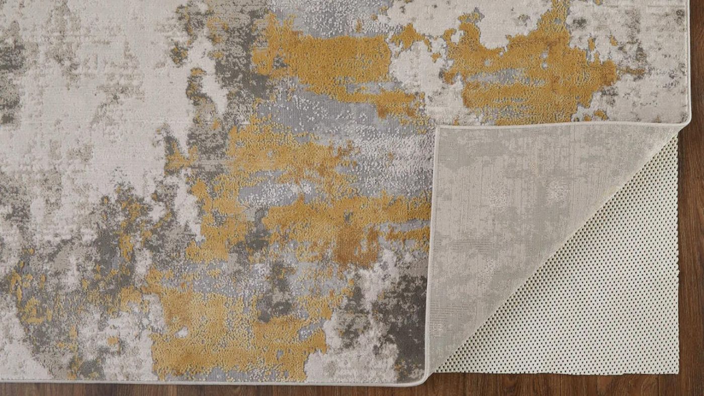 Picture of Waldor Medium Rug - Gold & Birch