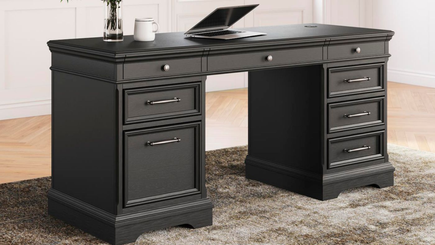 Picture of Beckincreek Executive Desk - Black