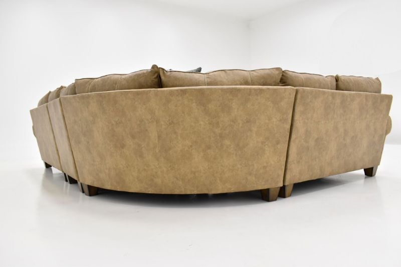 Picture of Sicily Sectional - Brown