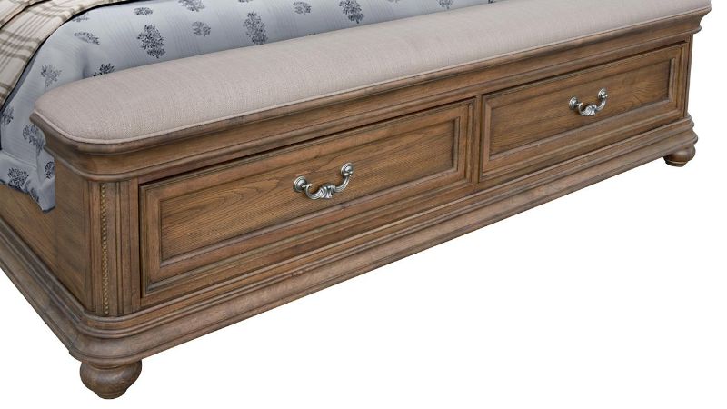 Picture of Keystone Queen Size Bed - Brown