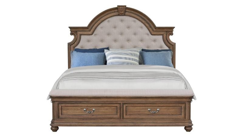 Picture of Keystone King Size Bed - Brown