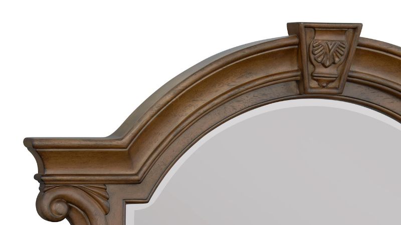 Picture of Keystone Dresser with Mirror - Brown