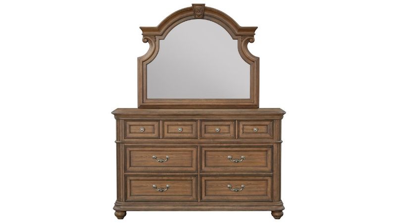 Picture of Keystone Queen Size Bedroom Set - Brown