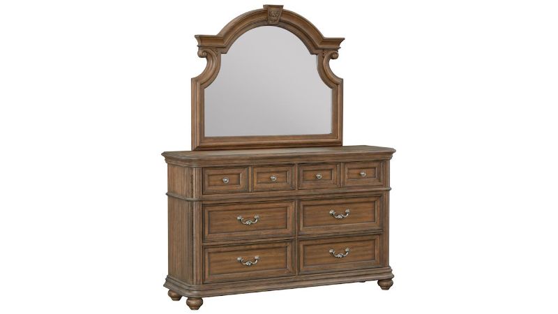 Picture of Keystone Queen Size Bedroom Set - Brown