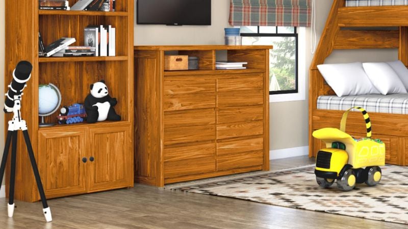 Picture of Wrangler Media Chest - Brown