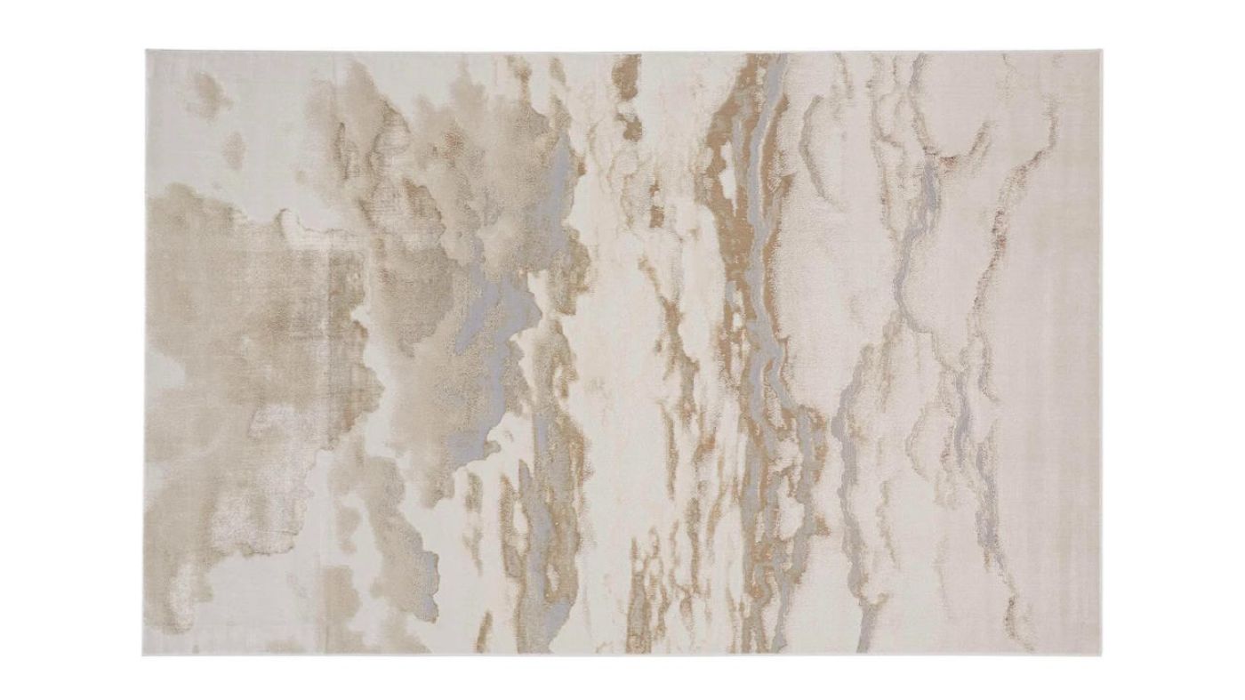 Picture of Aura Medium Rug - Beige/Gold