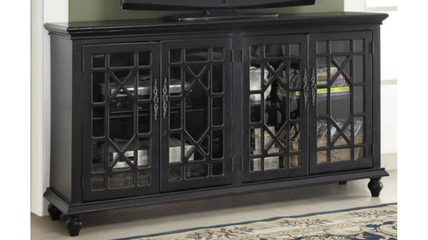 Picture of Sage 4-Door Credenza - Black