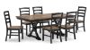 Picture of Wildenauer 7-Piece Dining Room Set - Black with Brown Top
