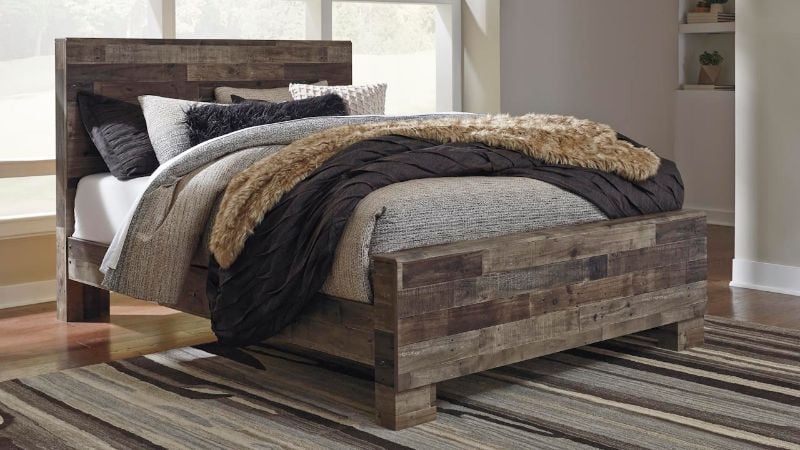 Picture of Derekson Bed - Gray Brown