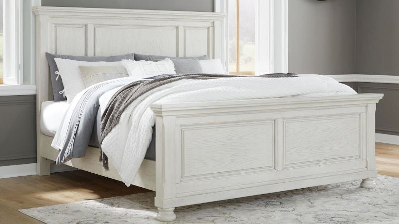 Picture of Robbinsdale King Panel Bed - White