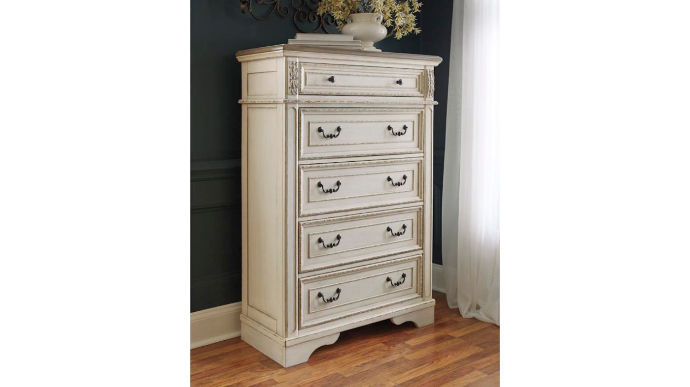 Picture of Realyn Chest of Drawers - Off White