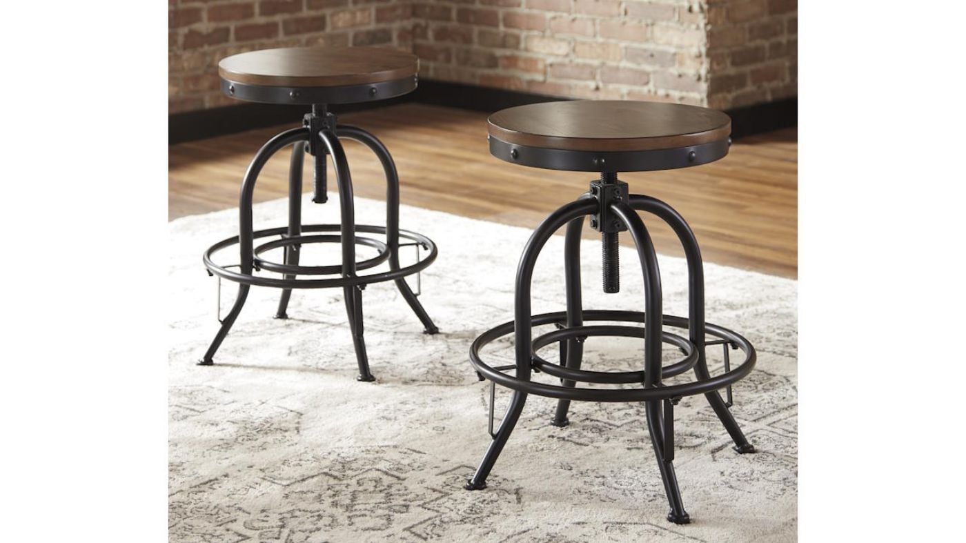 Picture of Valebeck 24" Swivel Barstool (Set of 2)