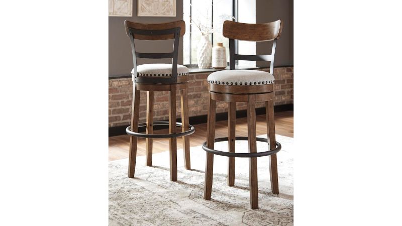 Picture of Valebeck 30 Inch 2 Pack Barstools - Brown
