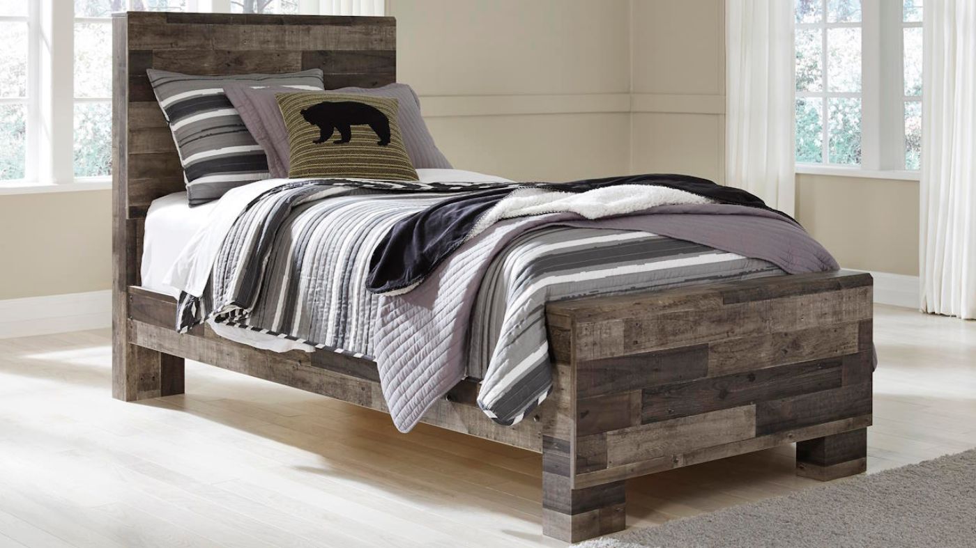 Picture of Derekson Twin Size Bed – Gray Brown