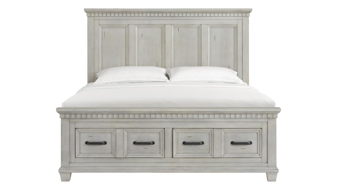 Picture of McCoy King Storage Bed - White