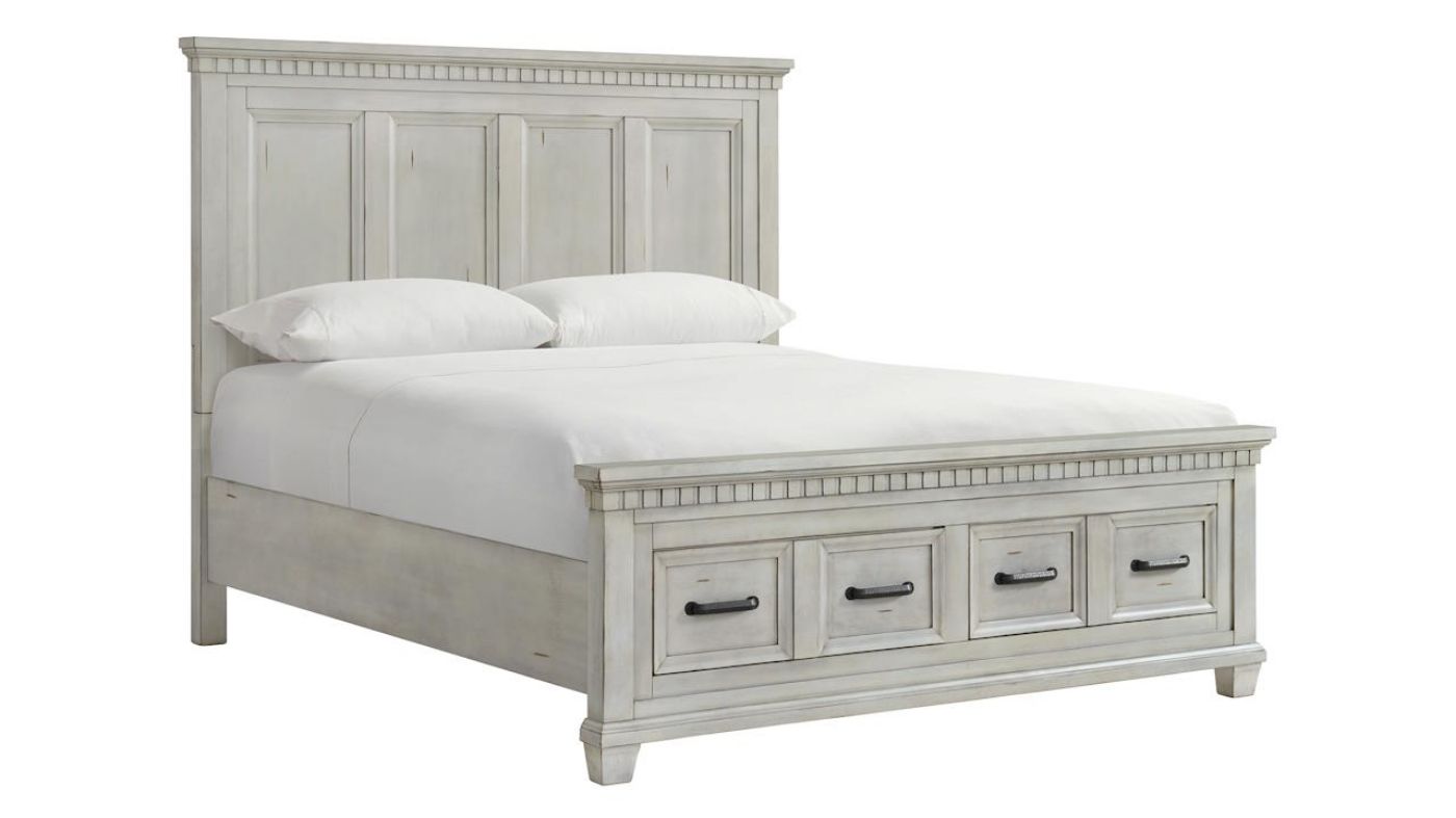 Picture of McCoy King Storage Bed - White