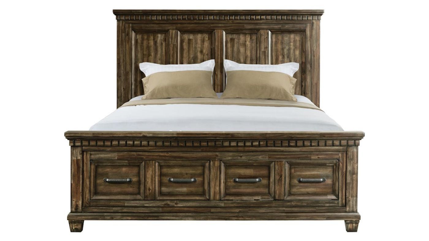 Picture of McCoy King Storage Bed - Brown