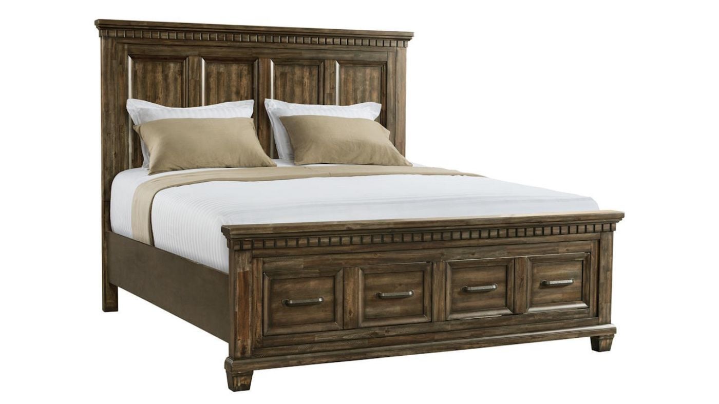 Picture of McCoy King Storage Bed - Brown