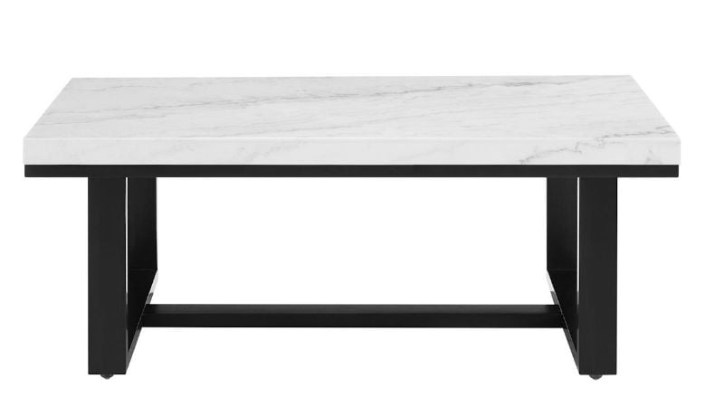 Picture of Lucca Marble Coffee Table - Black with Marble Top