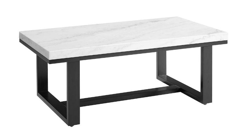 Picture of Lucca Marble Coffee Table - Black with Marble Top