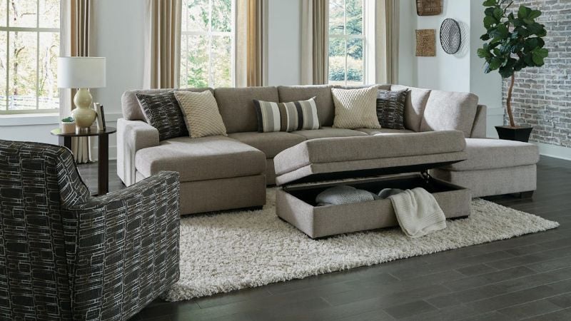 Picture of Bri 2 Piece Sectional - Pewter