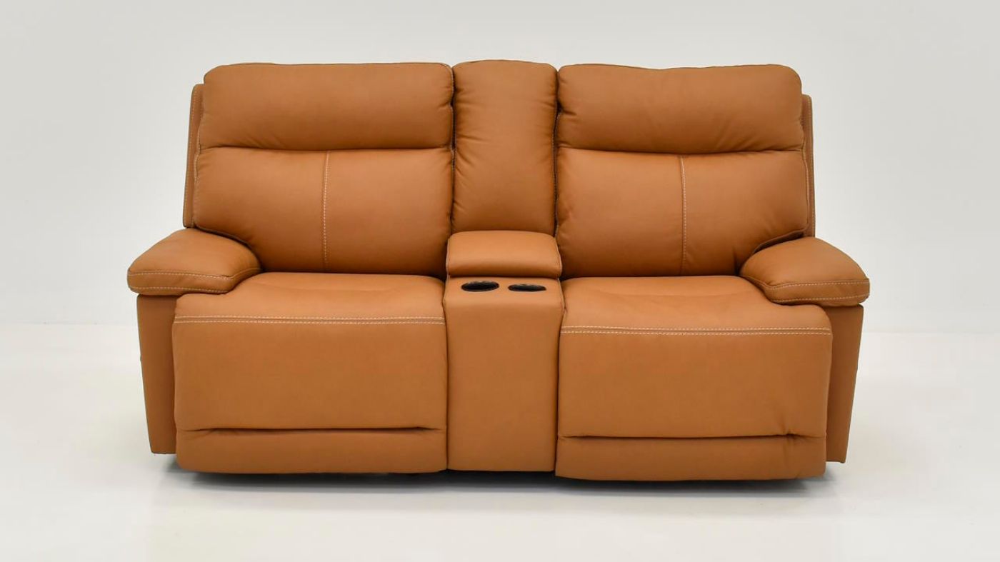 Picture of Fletcher Power Loveseat - Brown