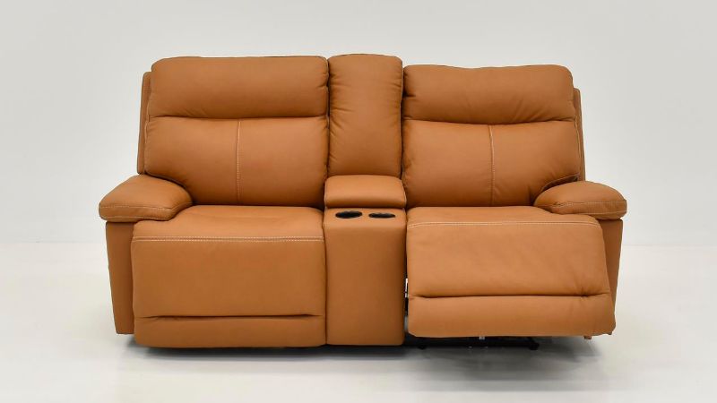 Picture of Fletcher Power Loveseat - Brown