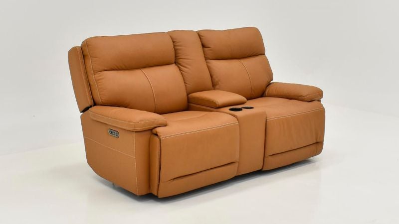 Picture of Fletcher Power Loveseat - Brown