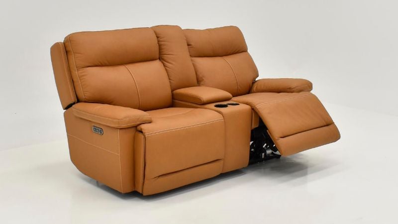 Picture of Fletcher Power Loveseat - Brown